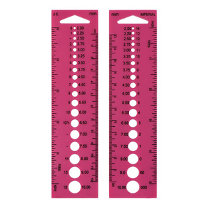 Aiguille de chandail en plastique en gros outil auxiliaire de mesure de couture étrier règle tissage ensemble accessoires pour couture couture - Product Image 1