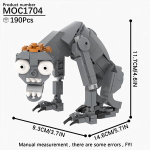 Película de Acción, Kits de Ladrillos de Construcción MOC de Hyde Creativity, Yoshi <span class=keywords><strong>Mario</strong></span> <span class=keywords><strong>Kart</strong></span>, Ladrillos de Construcción DIY, Juguetes de Bloques de Construcción para Niños, MOC1704 - Product Image 3