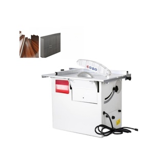 Sierra de Mesa Multifuncional Pequeña para Trabajos en Madera con Aspiración y Motor Central, Máquina de Corte de Madera para Pisos de Madera - Product Image 1