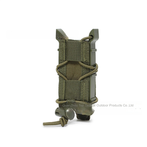 Ventilatore tattico singolo elastico a tiraggio rapido da esterno resistente in Nylon tigre da 9mm accessorio per caricatore attrezzatura da <span class=keywords><strong>difesa</strong></span> personale Molle - Product Image 3