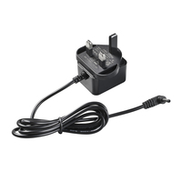 Adaptateur d'alimentation mural en matériau PC avec prise DC certifié CE RoHS UKCA 12W 5V 2A 6V 2A 12V 1A