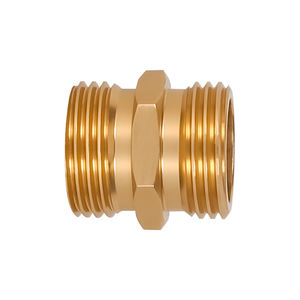 Connecteur de <span class=keywords><strong>tuyau</strong></span> <span class=keywords><strong>double</strong></span> mâle en aluminium, construction 3/4 pouces pour <span class=keywords><strong>tuyau</strong></span> - Product Image 1