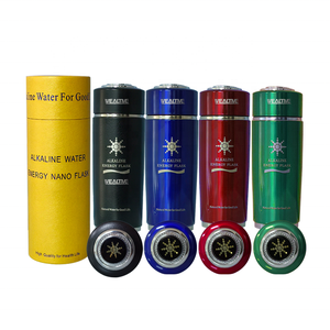Thép không gỉ 304 <span class=keywords><strong>Alkaline</strong></span> năng lượng <span class=keywords><strong>Flask</strong></span> cách điện chai nước với <span class=keywords><strong>Tourmaline</strong></span> năng lượng Nano thủy tinh Nước biểu tượng tùy chỉnh - Product Image 1