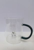 Tasse de best-seller de conception de Noël avec le fantôme à l'intérieur du haut verre de Borosilicate