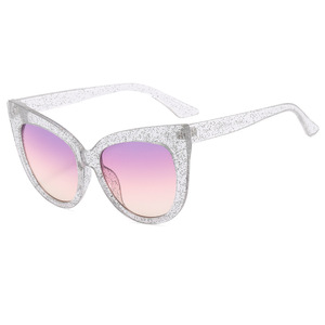 Psn Cat Eye <b>Sunglasses</b> Full Rim <b>Gradient</b> Lenses UV400 Women Sun Protection 9037 - Product Image 3