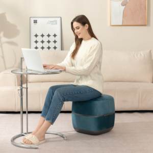 Gran oferta, masajeador de pies inteligente azul para el cuidado de la salud con función de calentamiento y amasado Shiatsu, masajeador de piernas otomano inalámbrico de nuevo diseño - Product Image 4