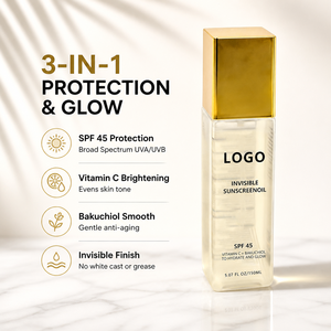 Protector Solar Invisible SPF45, Aceite Corporal de Marca Privada, Protección UV Ligera, Hidratante, Cuidado Diario de la Piel para Exteriores, OEM ODM - Product Image 6