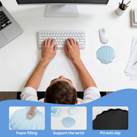Repose-poignet ergonomique en mousse à mémoire de forme, dessin animé, pour souris, ordinateurs portables, travail de bureau, PC gaming, protection contre les radiations