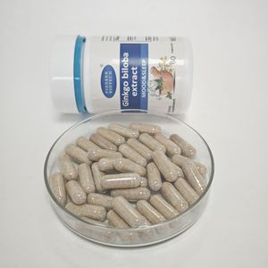 Cápsulas de extracto de Ginkgo biloba OEM, suplemento natural a granel - Product Image 2