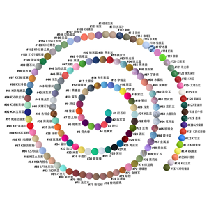 Perles colorées société sans BPA 100 couleurs 15mm perle blanche ronde Silicone perles de dentition à mâcher pour stylo porte-clés faisant des perles - Product Image 4