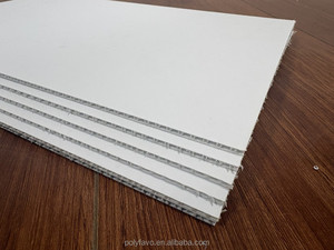 Panneaux alvéolés en PP blanc de 50 cellules avec traitement couronne de <span class=keywords><strong>3</strong></span> <span class=keywords><strong>mm</strong></span>, impression UV pour lit, feuille alvéolée - Product Image 4