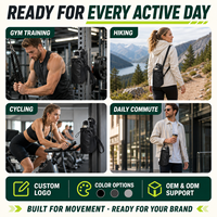 Sac de sport magnétique portable multi-styles, résistant, avec logo personnalisé, étanche, tendance, prix usine, sac à bandoulière pour bouteille d'eau