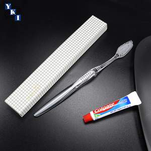 Perlengkapan Hotel Portabel Berkualitas Tinggi Grosir Set Peralatan Gigi Perlengkapan Mandi <span class=keywords><strong>Kit</strong></span> Sikat Gigi Perjalanan Sekali Pakai Kustom - Product Image 1