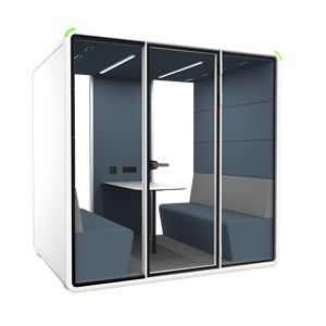 Cabine téléphonique de bureau, lot de 4 postes, insonorisée, ventilée, mobile, moderne, pour décoration de bureau et entrepreneurs - Product Image 2