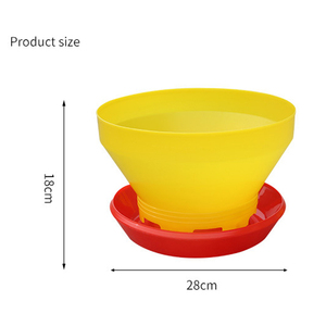 Kümes hayvanları besleme tepsisi tavuk ördek kaz Pet Turbo plastik otomatik besleyici - Product Image 6