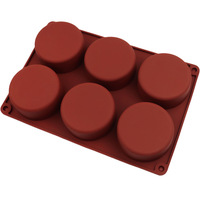 8cm runde Silikonform für Seife, Kerzen und Harz – Silikonform für Seifenherstellung und Wachsgießen