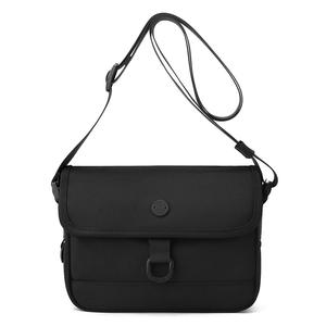Sac bandoulière WePower pour homme en nylon noir uni, tendance pour tenues quotidiennes, été 2025 - Product Image 4