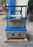 Usine 2 têtes gaufre à la crème glacée/gaufre cône faisant la machine pour la fabrication de cône de crème glacée de petite entreprise