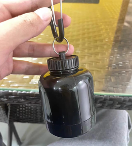 Kotak Penyimpanan Bubuk <span class=keywords><strong>Protein</strong></span> Whey Fitness Portabel 100ml 30g dengan Logo Kustom, Gantungan Kunci, dan Corong Suplemen untuk Tas Ransel - Product Image 4