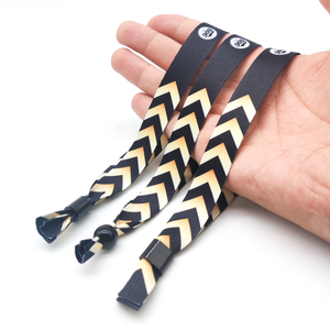 2023 One-time Use Custom Slide Lock <strong>Products</strong> Wristband/Fabric Festival Wristband/Polyester Wristband for Events <strong>China</strong> - Product Image 6