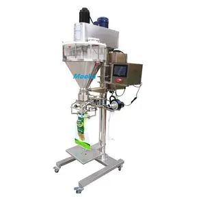 Fully Automatic Filling Nail Powder Machine 50g~10kg Filling Powder Machine With Screw Conveyor Instant Coffee Powder Production