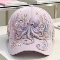 Casquette de baseball imprimée animaux marins 3D (Tortue, Baleine, Méduse) pour femme, réglable, à visière incurvée, protection solaire estivale, idéale pour la plage