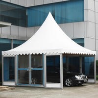 Carpas de Exhibición de Aluminio de Alta Gama, Carpas de Lujo Tipo Pagoda para Bodas y Ferias Comerciales en Venta