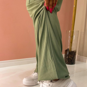 ชุดสูท<span class=keywords><strong>2</strong></span>ชิ้นกางเกงแฟชั่นแขนสั้นกางเกงขายาวเซ็กซี่สีพื้นลำลองทรงหลวมแฟชั่นใหม่ฤดูร้อน - Product Image 3