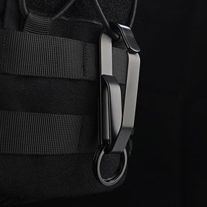 Stainless Steel Men's Waist Hanging Car <b>Key</b> <b>Chain</b> Large Size <b>Key</b> Clip Wear Belt Buckle Outdoor <b>Key</b> Rings - Product Image 4