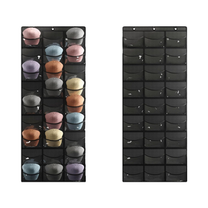 <strong>Hat</strong> <strong>Rack</strong> for <strong>Baseball</strong> Caps 27 Pockets <strong>Hat</strong> Organizer Hanging Door <strong>Baseball</strong> <strong>Hat</strong> Storage Wardrobe Bathroom Foldable Modern <strong>Wall</strong> - Product Image 6