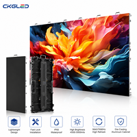 7680Hz Yüksek Yenileme Hızlı P3.91 P4.81 Led Video Duvar İç Mekan Mobil Kiralık Sahne Video Duvarı LED Işık Gösterge Kabini