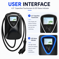 带 OCPP、以太网、4G、RFID、二维码功能的智能商用电动汽车充电器，三相充电站