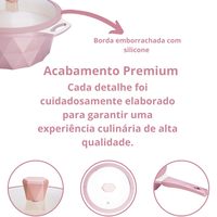 Set panci anti lengket, Set panci sup dapur, lapisan marmer bentuk berlian, peralatan masak