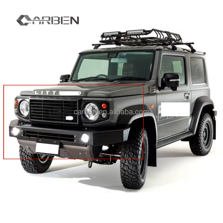 Suzuki Jimny JB74 & JB64 Front Bumper Kit - Damd-Style Mesh Grille