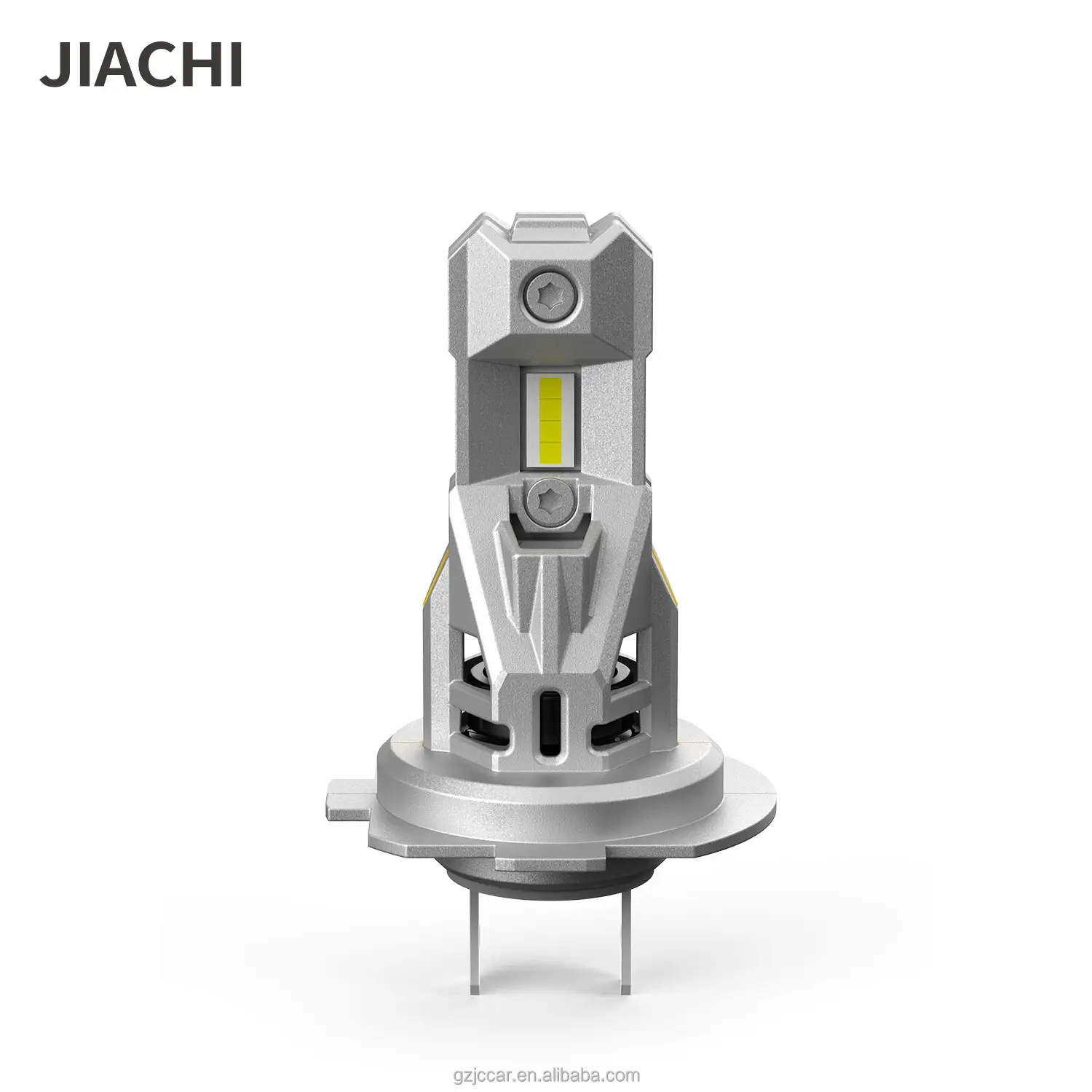 JiaChi Farol de alta potência H7 27W 12v LED 3000LM 6000K Branco Frio sem polaridade para Carro H11 Farol de neblina 3570CSP