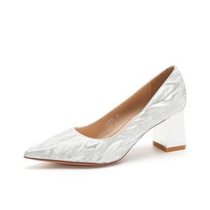 Zapatos de Tacón Alto con Punta en Pico y Brillantina 6555C, Zapatos de Novia Elegantes para Boda y Fiesta - Product Image 5