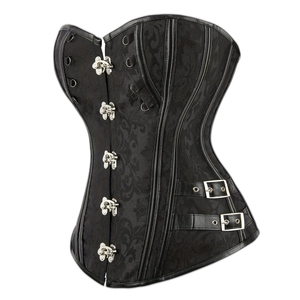 Corsetto Sexy con ricamo a catena con corsetto Steampunk floreale in Lingerie gotica da donna corsetto <span class=keywords><strong>taglie</strong></span> <span class=keywords><strong>forti</strong></span> - Product Image 2