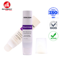 Tube cosmétique en plastique avec embout en silicone pour produits de beauté et soins personnels, emballage de tube cosmétique