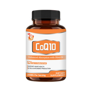 Cápsulas Blandas de CoQ10 de 200 mg de Fábrica Directa, Apoyo Diario al Bienestar Cardíaco y Vitalidad, Cápsulas Blandas Antioxidantes de Alta Absorción, 240 Cápsulas Blandas - Product Image 1