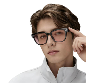 Ag99 Touch Color Change 13MP Camera IPX5 Waterproof Magnetic Charging Smart Glasses Photo Video Music Playback Voice Assistant - Product Image 1
