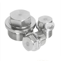 Vis à tête hexagonale en acier inoxydable DIN910 de haute qualité 304/316 pour raccords de tuyaux d'huile, filetages NPT/BSP/BSPT/PT M8-M30