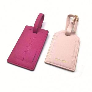 Etiqueta de equipaje de cuero PU para fabricación, tarjeta de información personal, pasaporte, tarjeta de embarque - Product Image 2