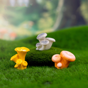 Miniatures de champignons mignons en résine pour jardins féeriques, paysages de mousse, décorations de pots de fleurs pour extérieur, décoration de gâteaux et loisirs créatifs - Product Image 2