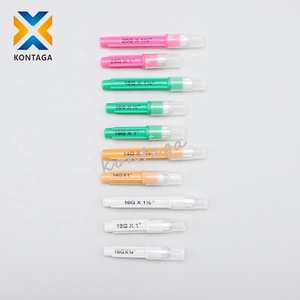 14G 16G 18G 20G Aluminium Hub Mouton Bovins Porc <span class=keywords><strong>Injection</strong></span> Aiguille Vétérinaire avec Gaine Seringue Injecteur pour Ferme Bétail - Product Image 2