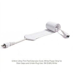 Wholesale Design 0 9mm Ultra-Thin Flat Extension Cords Manufacturers For Home <b>Electrical</b> Products <b>Supplies</b> - Product Image 2