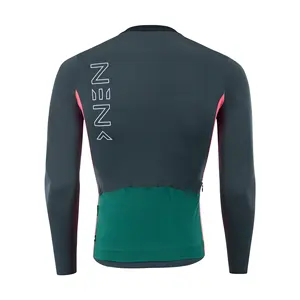 OEM ODM personalizado carreras ciclismo Jersey manga larga hombres mujeres ciclismo camiseta para parejas con etiqueta privada