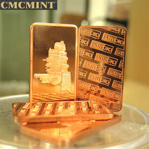 Слиток меди 1 унция 999 тонкая медь паровой двигатель поезда слитки B60b - Product Image 6