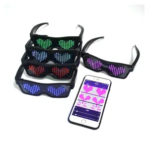 LED Light Glasses Display Neon Party Supplies Bachelorette Birthday Graduation New Years Eve Party Decoration Supplies
