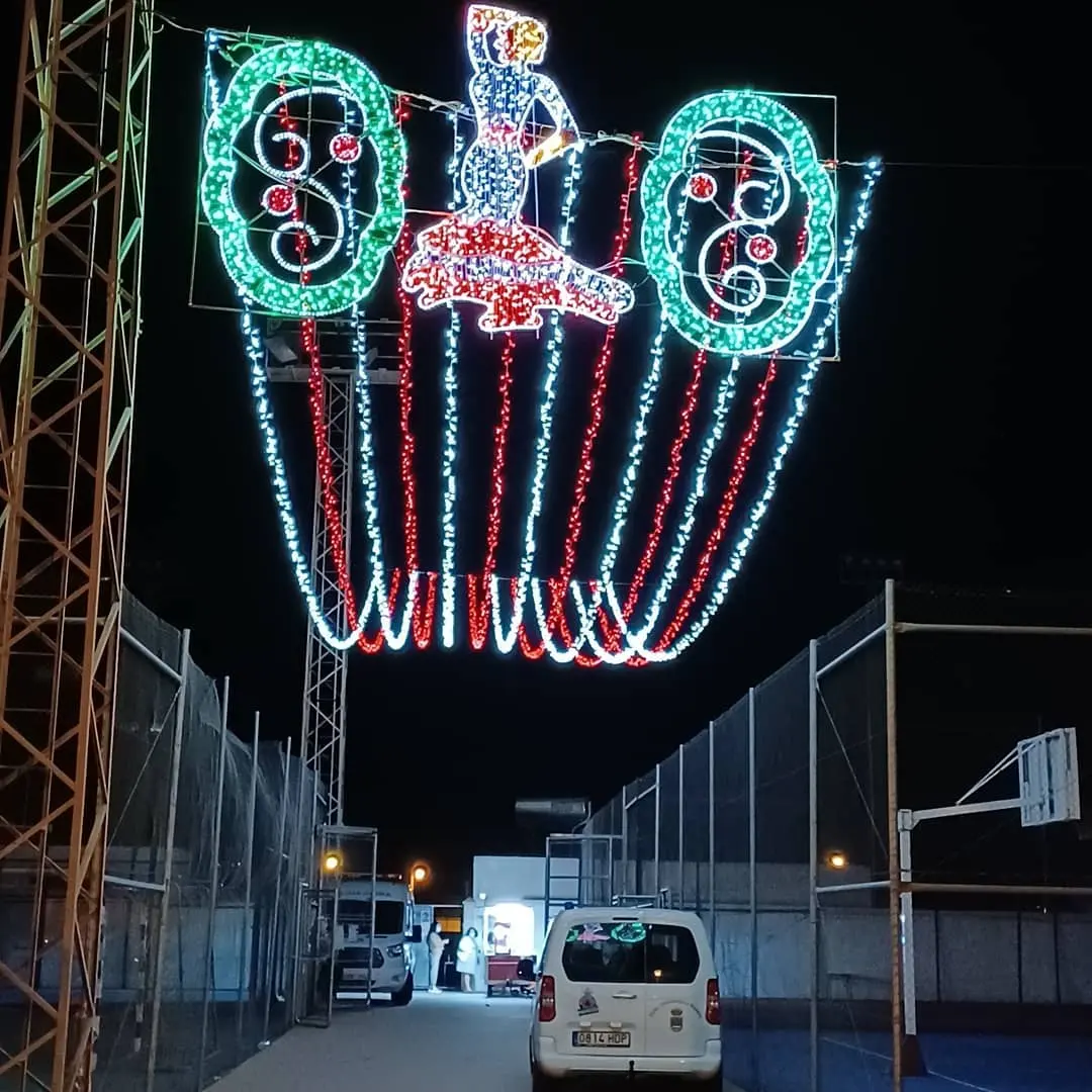 आउटडोर जन्म 2d स्ट्रीट वाणिज्यिक क्रिसमस बेपहियों हिरण सजावटी धारावाहिक रोशनी का नेतृत्व किया परियोजना आकृति प्रकाश