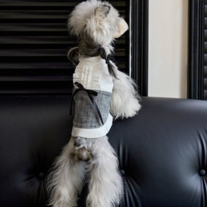 Camiseta Casual de Algodón Suave para Mascotas, Ropa sin Mangas para Perros, Vestido de Lino Ultrafino para Todas las Estaciones, para Maltese <span class=keywords><strong>Yorkshire</strong></span> - Product Image 5